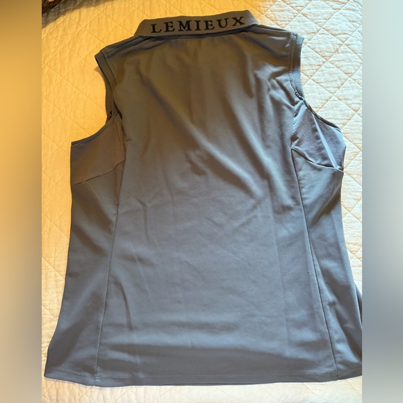 LeMieux Women's Sleeveless Sport Polo in Light Blue - Picture 4 of 4